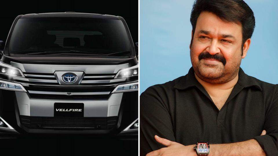 Mohanlal's cars