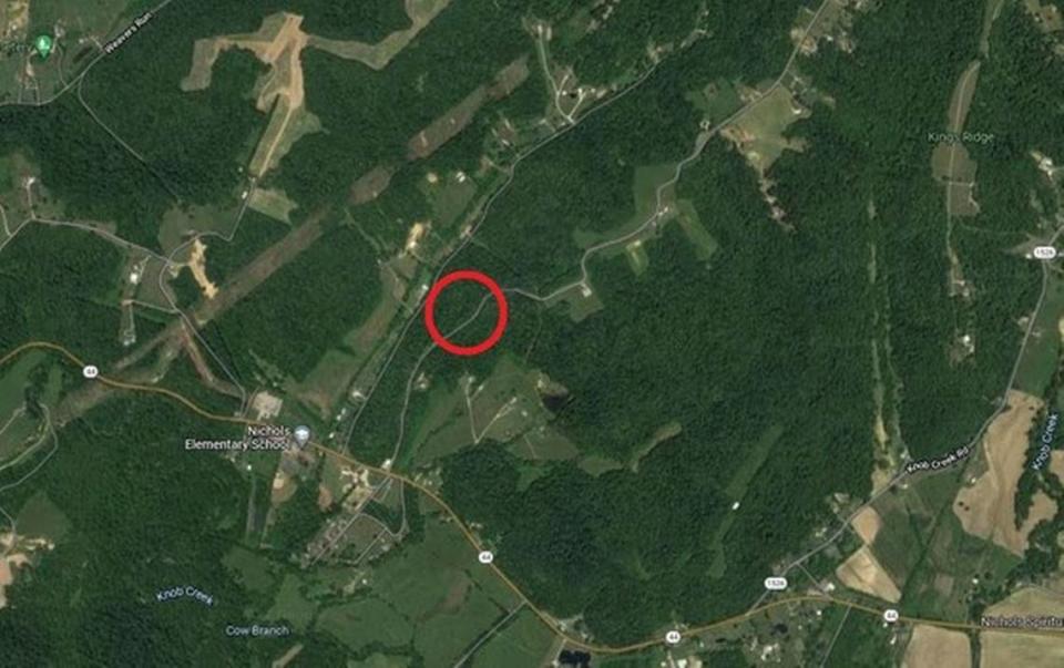 Kentucky State Police released a map showing the location where the remains of Serenity McKinney, 4, were found near the Jefferson-Bullitt County line.