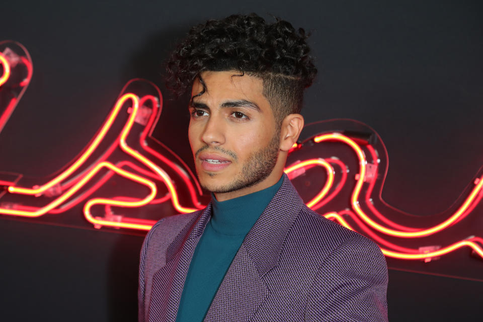 HOLLYWOOD, CALIFORNIA - DECEMBER 05: Mena Massoud attends the premiere of Hulu's "Reprisal" Season One at ArcLight Cinemas on December 05, 2019 in Hollywood, California. (Photo by Leon Bennett/WireImage)