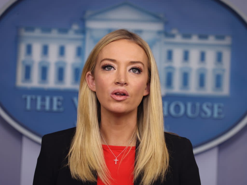 Kayleigh McEnany served as former president Donald Trump’s press secretary from 2020 to 2021  (Getty Images)
