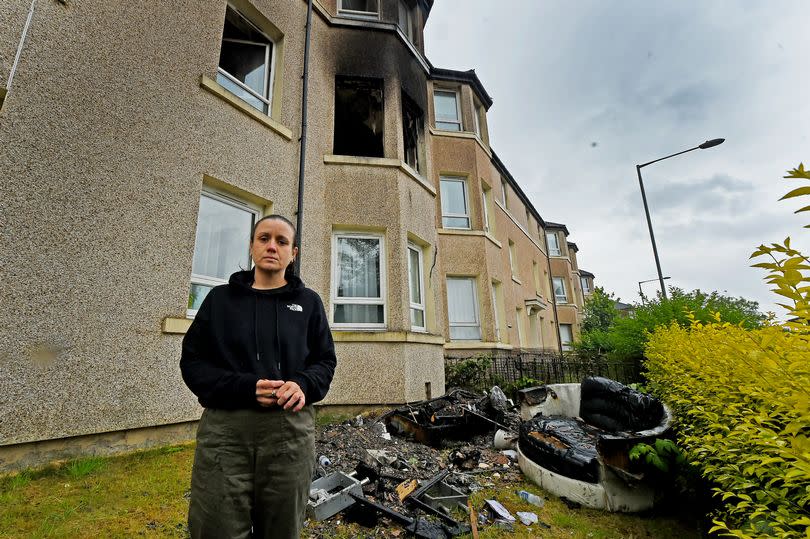 Mum Yvonne Brown lost all her possessions when her house went on fire