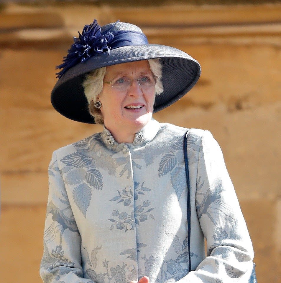 Lady Jane Fellowes read at the wedding of Prince Harry and Meghan Markle