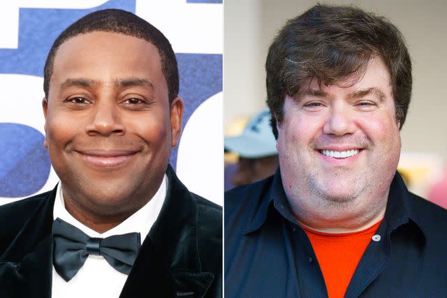 <p>Todd Williamson/E! Entertainment/NBC via Getty; Eric Vitale/Getty</p> Kenan Thompson and Dan Schneider