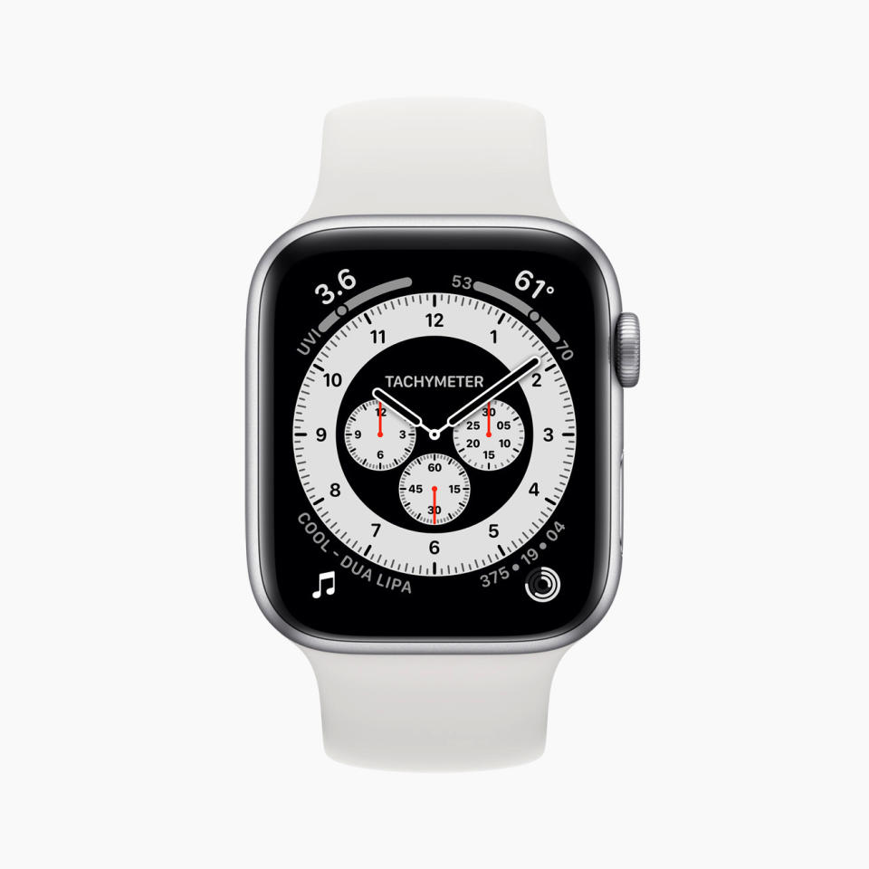 Featuring a Blood Oxygen sensor and app, new case finishes, and watchOS 7