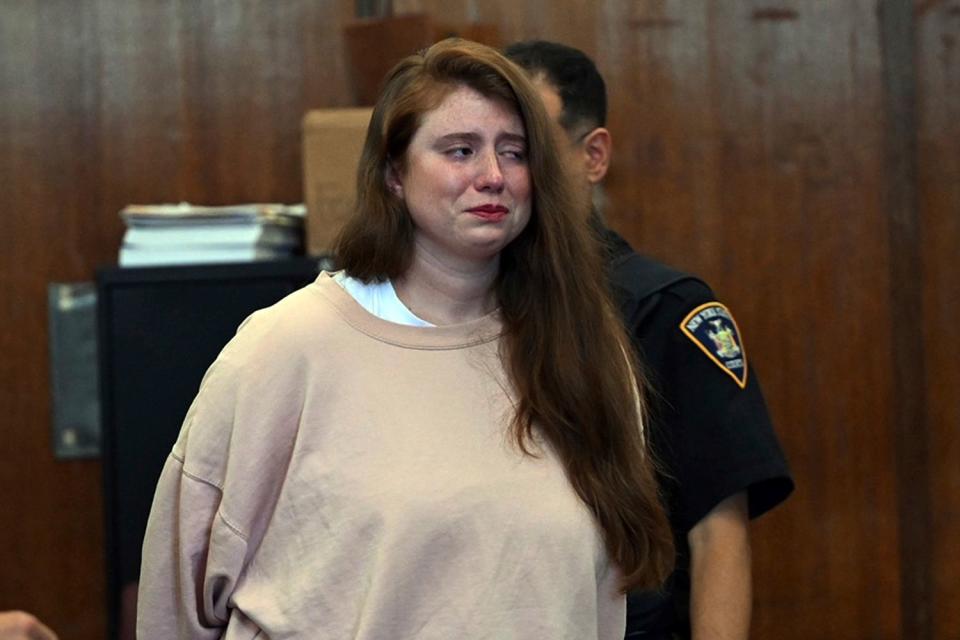 <p>Curtis Means/Pool Photo via AP</p> Lauren Pazienza in court on Aug. 23