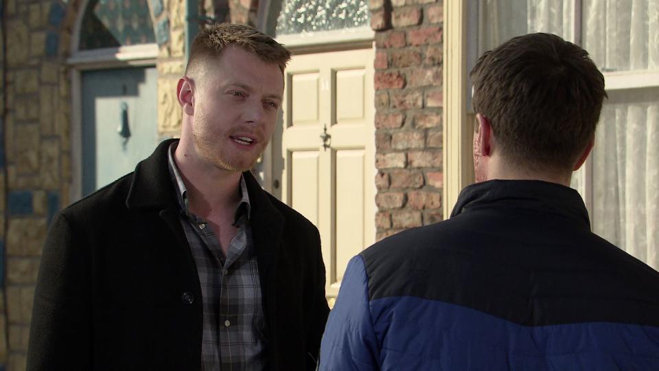 ryan connor a nd daniel osbourne in coronation street