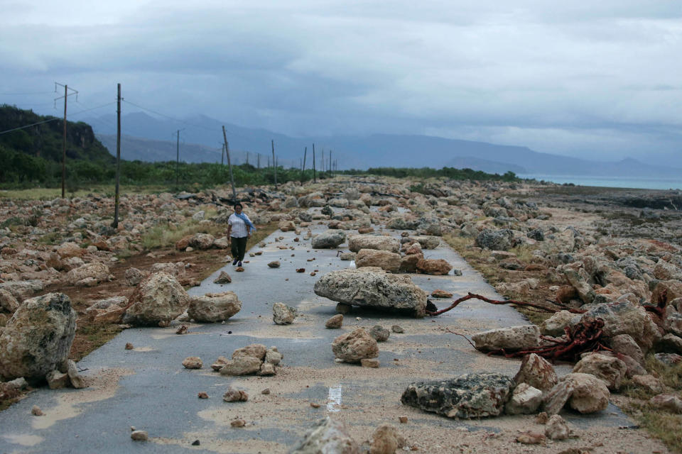 Hurricane Matthew batters Haiti and large parts of the Caribbean