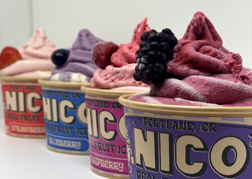 During the month of March 2023, one lucky person has the chance to win free Nico's Ice Cream for a Year. To win, they must find the golden ticket inside a half pint of ice cream. Photo courtesy Nico Vergara
