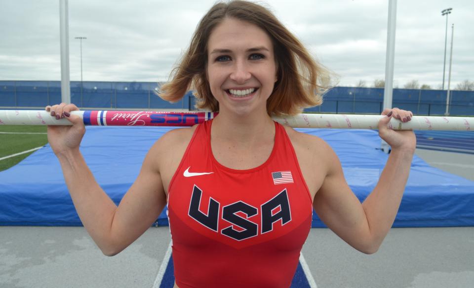 Kristen Hixson Leland finished ninth at the U.S. Track and Field Championships.