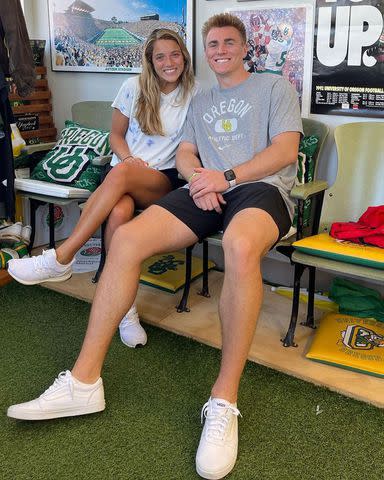 <p>Bo Nix/Instagram</p> Bo Nix and his wife Izzy Nix