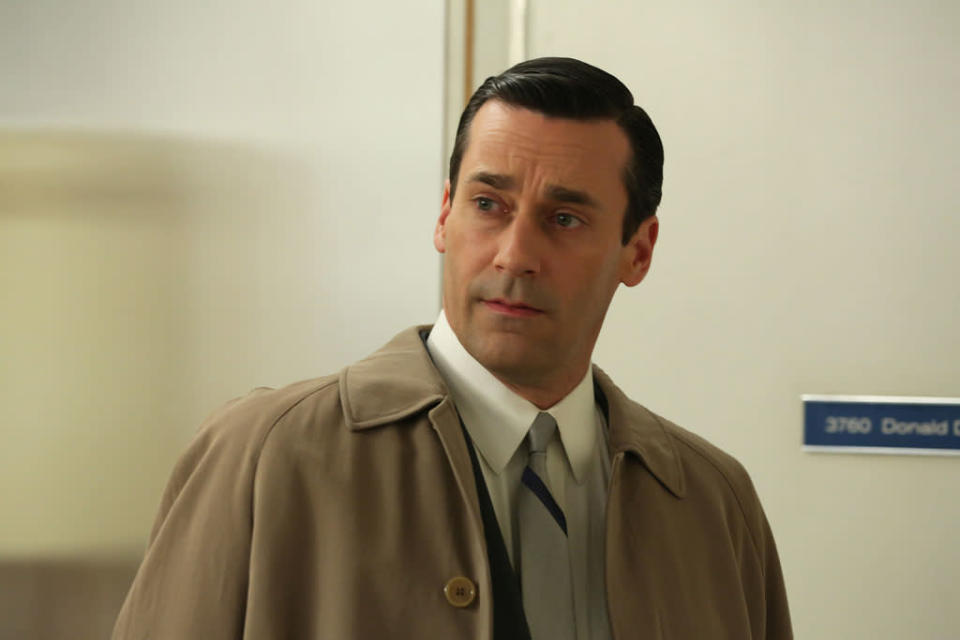 Don Draper (Jon Hamm) in the "Mad Men" episode, "For Immediate Release."