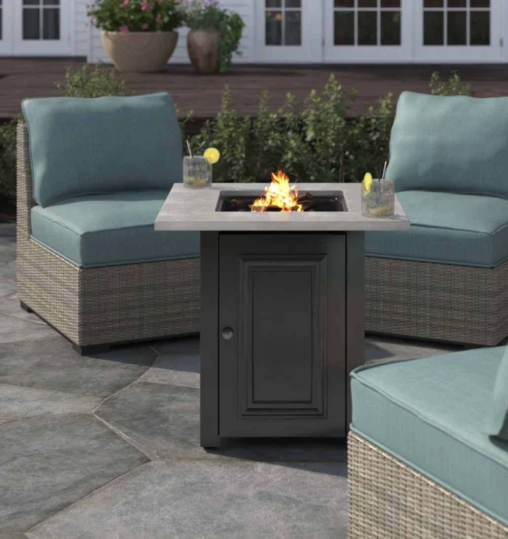 Wayfair shoppers say they have found a “beautiful” fire pit that is both easy to assemble and “super easy to use.” (Photo via Wayfair)