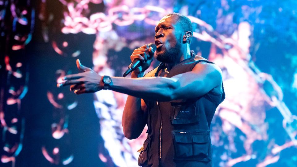 Stormzy performs at The O2 Arena