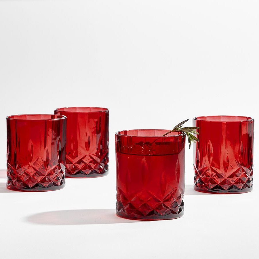 red cocktail glass