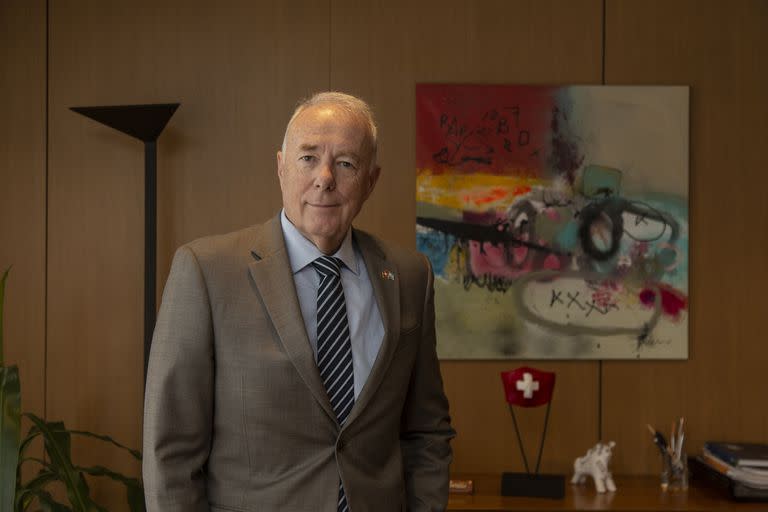 Hans-Ruedi Bortis, embajador de Suiza en la Argentina