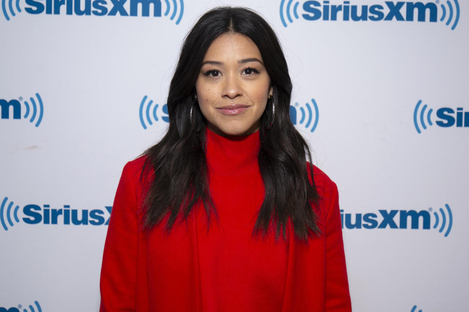 Gina Rodriguez visits SiriusXM Studios on January 22, 2019 in New York City. (Photo: Santiago Felipe via Getty Images)