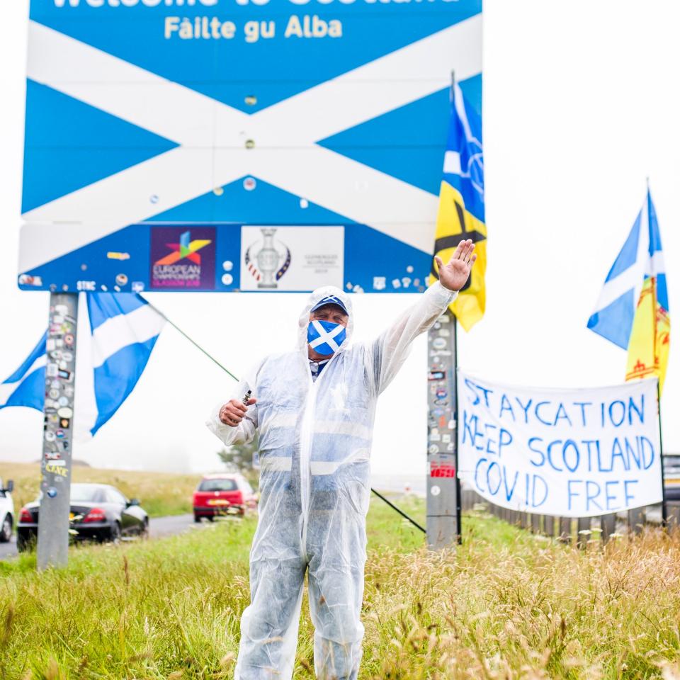 A protest on Saturday has been condemned as "abhorrent" by other pro-independence campaigners - Euan Cherry/Euan Cherry