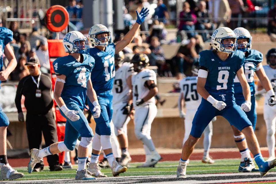 Beaver High School plays Enterprise High School in the 1A football state championship at Southern Utah University in Cedar City on Saturday, Nov. 11, 2023. | Megan Nielsen, Deseret News