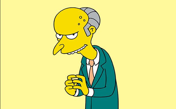 The Simpsons/Fox Mr. Burns of 'The Simpsons'