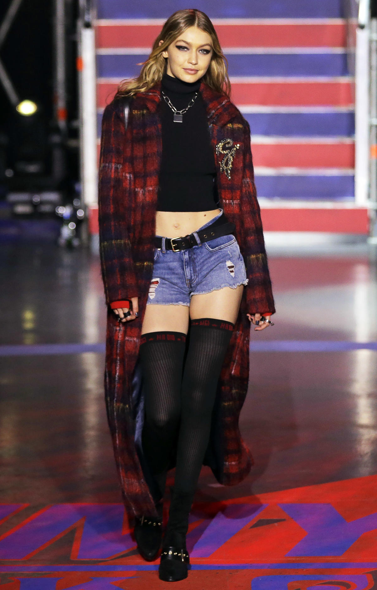 Red, White, & Blue  Tommy Hilfiger x Gigi Hadid — bows & sequins