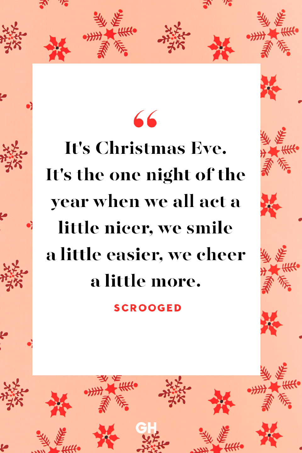 <p>It's Christmas Eve. It's the one night of the year when we all act a little nicer, we smile a little easier, we cheer a little more.</p>