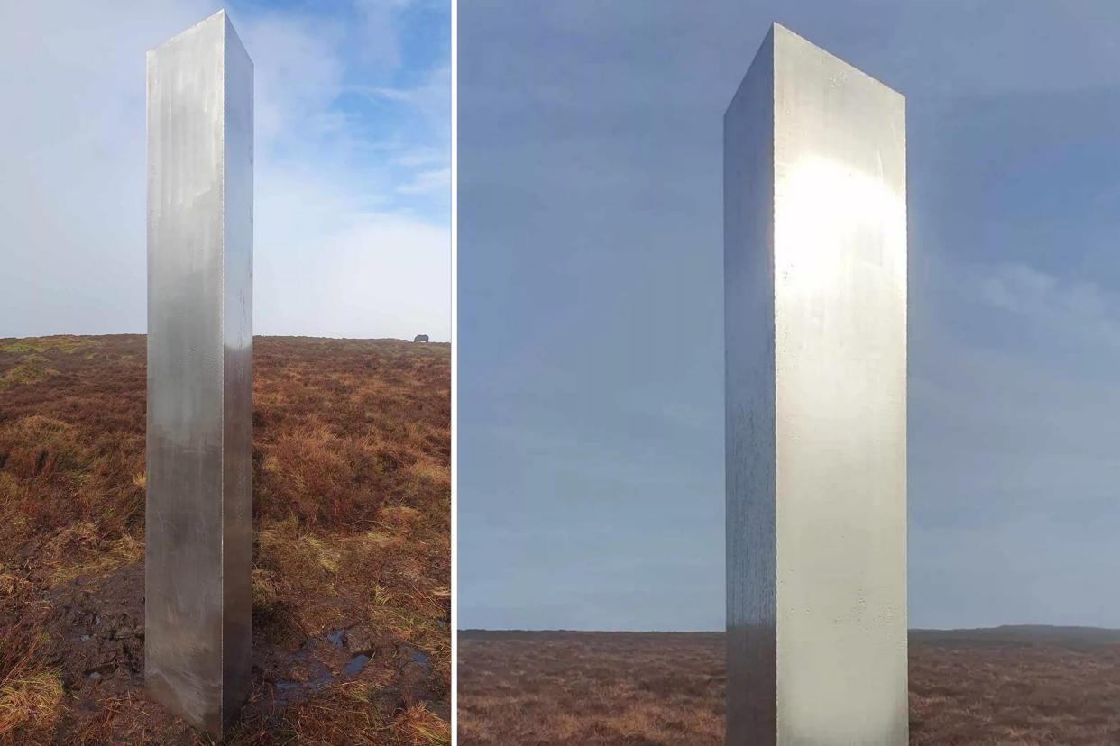 A strange and gigantic steel monolith was recently spotted on a hill in Wales — one of several mysterious Toblerone-like structures that have popped up around the globe in recent years.