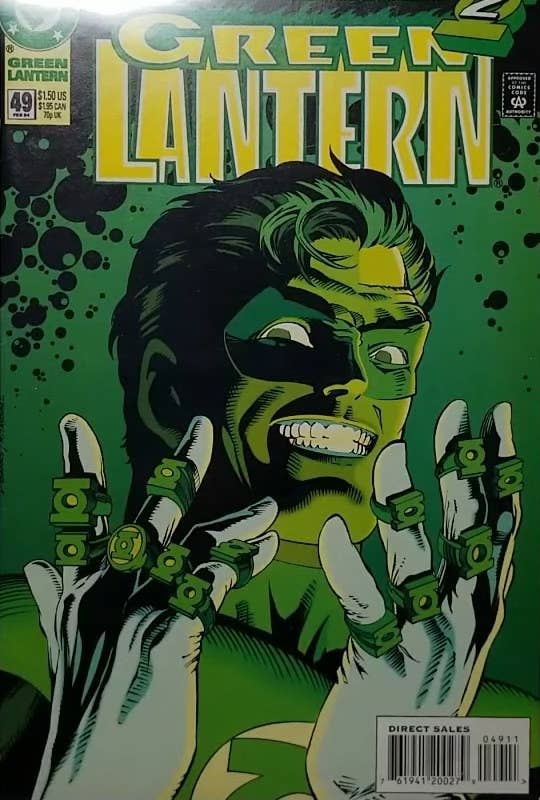 The cover for "Green Lantern #49" (1994)