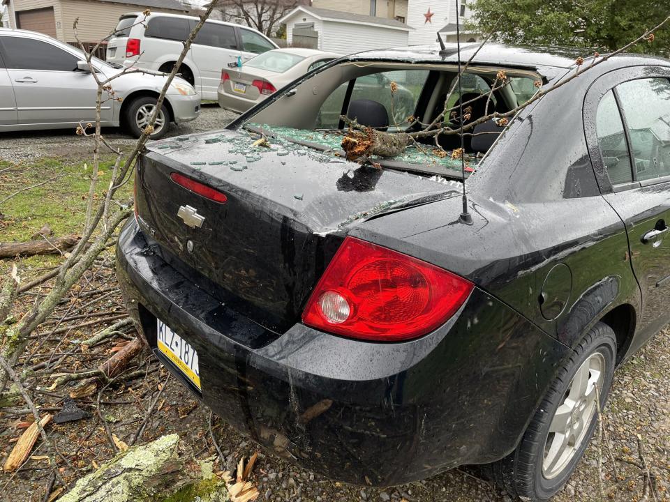 Powerful winds wreaked havoc in Fayette County overnight.