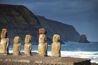 <strong>Easter Island, Chile</strong><br><br>Located in the South Pacific more than 2,000 miles off the Chilean coast, Easter Island’s not the easiest place to reach. (If you’re interested, the easiest access is by air from Santiago or Tahiti.) But isolation has helped preserve the 1,500-year-old mysterious congregation of volcanic rock sculptures (maoi) that’s the island’s biggest claim to fame. After exploring the unique landscape, relax on an uncrowded beach and ponder one of the most mysterious places on Earth.<br><br><a href="http://www.tripadvisor.in/Tourism-g316040-Easter_Island-Vacations.html" rel="nofollow noopener" target="_blank" data-ylk="slk:Plan your holiday;elm:context_link;itc:0;sec:content-canvas" class="link ">Plan your holiday</a> (TripAdvisor)