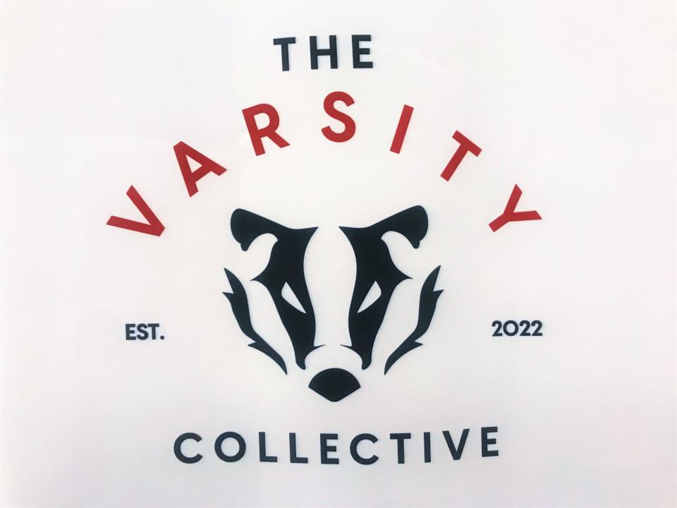 The logo for The Varsity Collective, the University of Wisconsin's first donor-led NIL organization.