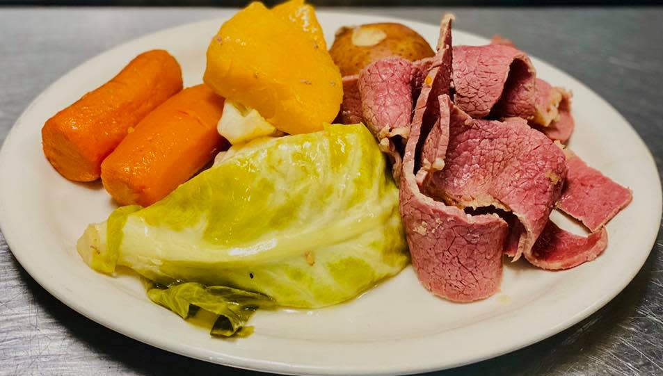 Doyle's Bar & Grill, 956 Washington St., Easton, is offering a traditional corned beef and cabbage dinner starting March 15 and running all week long in celebration of St. Patrick's Day on March 17.