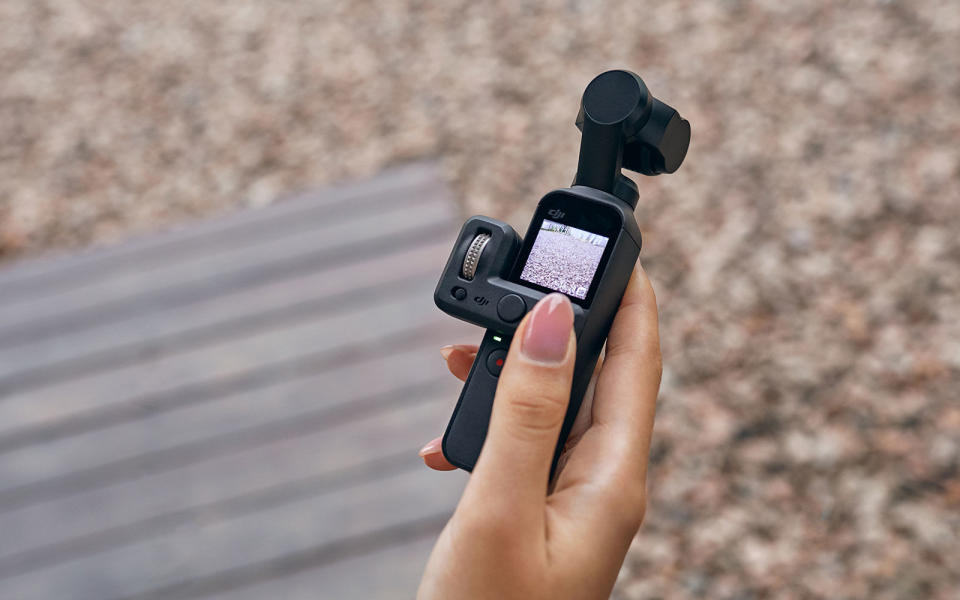 DJI 想靠 Osmo Pocket 進一步蠶食便攜雲台相機市場（更新：動手玩圖集）