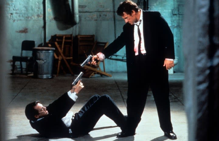 Steve Buscemi and Harvey Keitel in Reservoir Dogs.