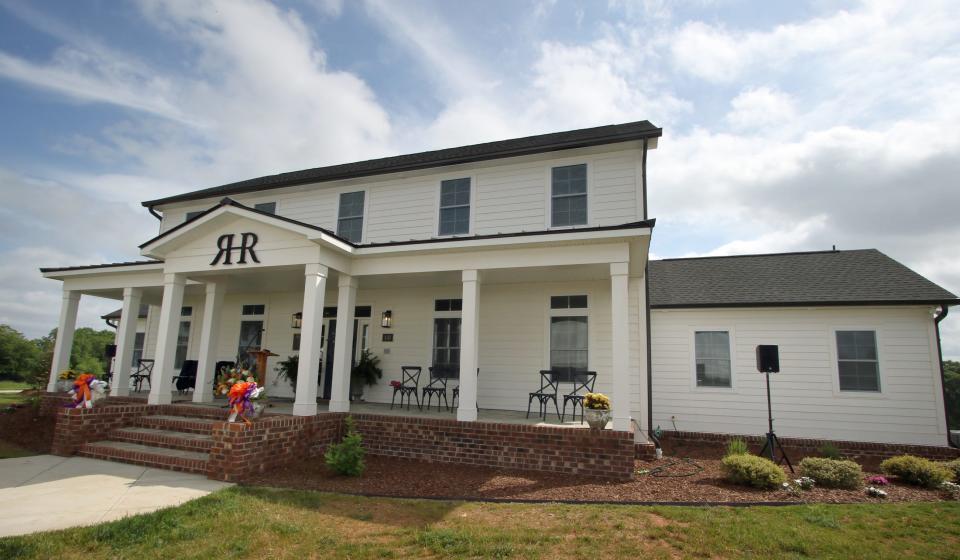 The exterior of the Westmoreland Family Home at River Hill Refuge during their Dedication Ceremony held Saturday, April 27, 2024.