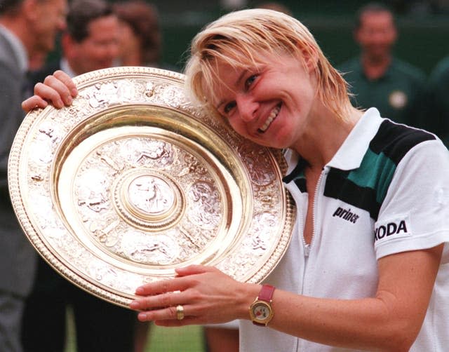 Jana Novotna at Wimbledon