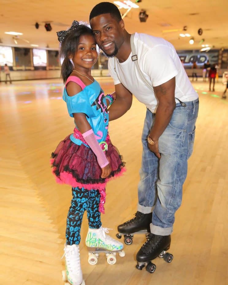 Kevin Hart's daughter, Heaven, will always be his little girl. (Photo: Instagram)