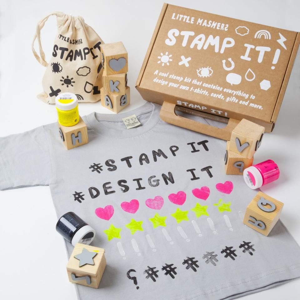 Little Mashers DIY Stamp T-Shirt Kit - Trouva