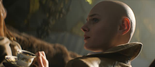 <p> Photo courtesy of 20th Century Studios/Marvel Studios</p> Emma Corrin as Cassandra Nova