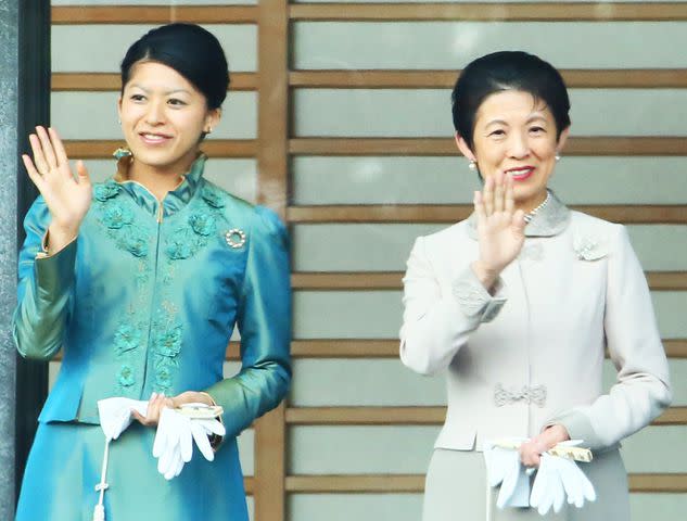 <p>Ken Ishii/Getty Images</p> Princess Tsuguko, Princess Hisako of Takamado