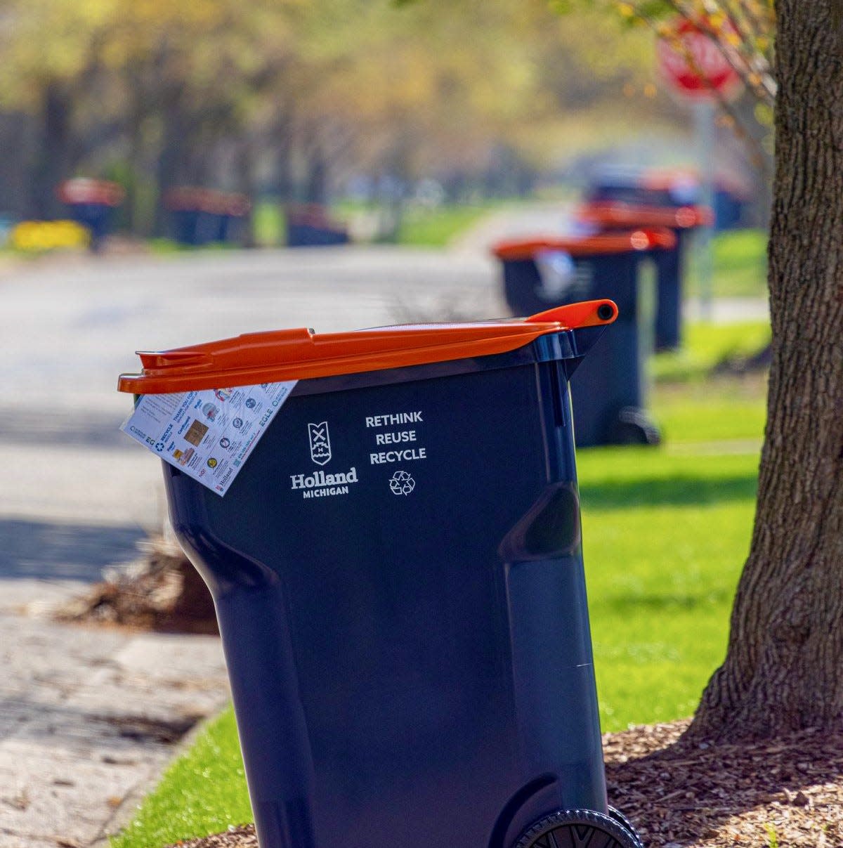 Holland launched its curbside recycling cart program in April 2021.