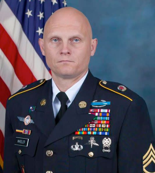 Master Sergeant Joshua Wheeler became the first American death fighting ISIL during the joint-operation raid in Iraq. Photo: Yahoo News