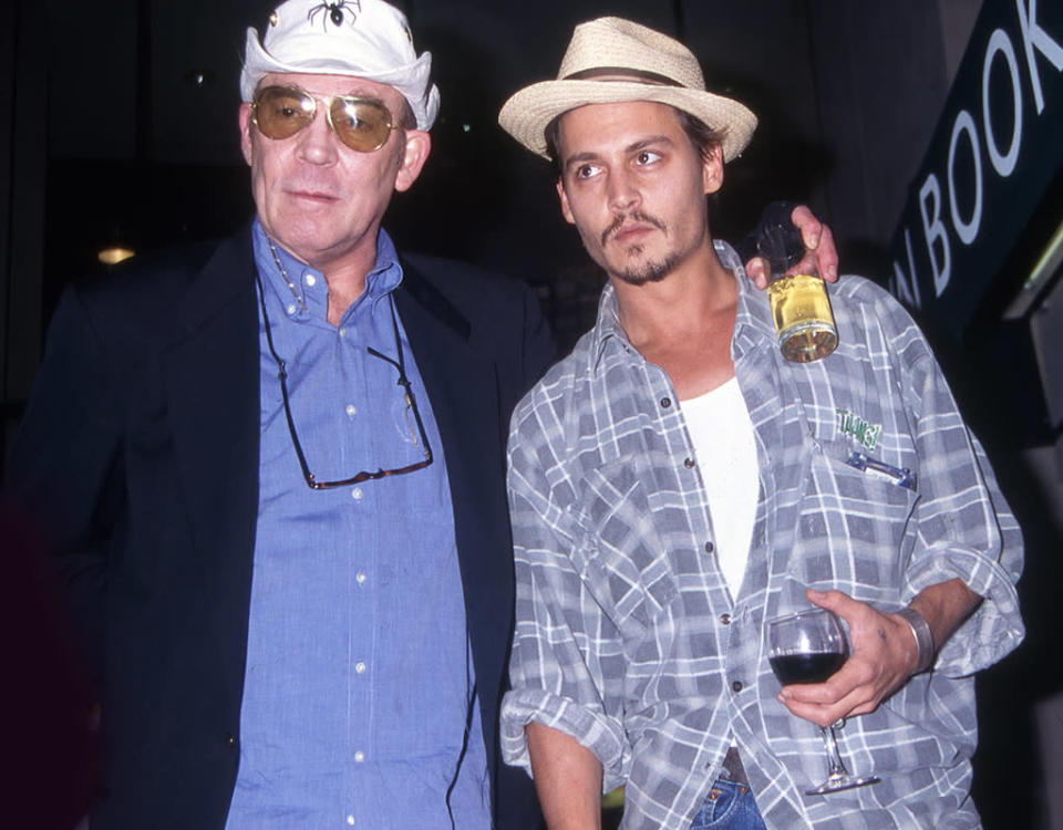 <b>39. And stayed friends with Thompson after playing him:</b> Depp acted as the Gonzo writer's road manager for his last book tour, writing the forward to his posthumous book and narrating the documentary "Gonzo: The Life and Work of Dr. Hunter S. Thompson."