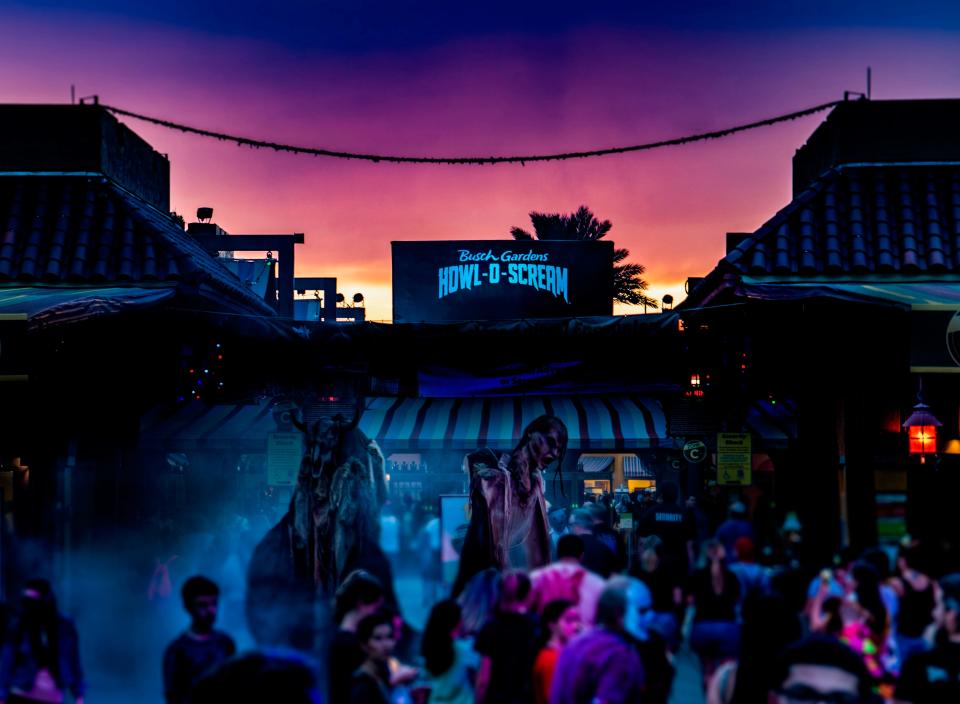 All sorts of creepy creatures await Howl-O-Scream guests at Busch Gardens Tampa Bay.