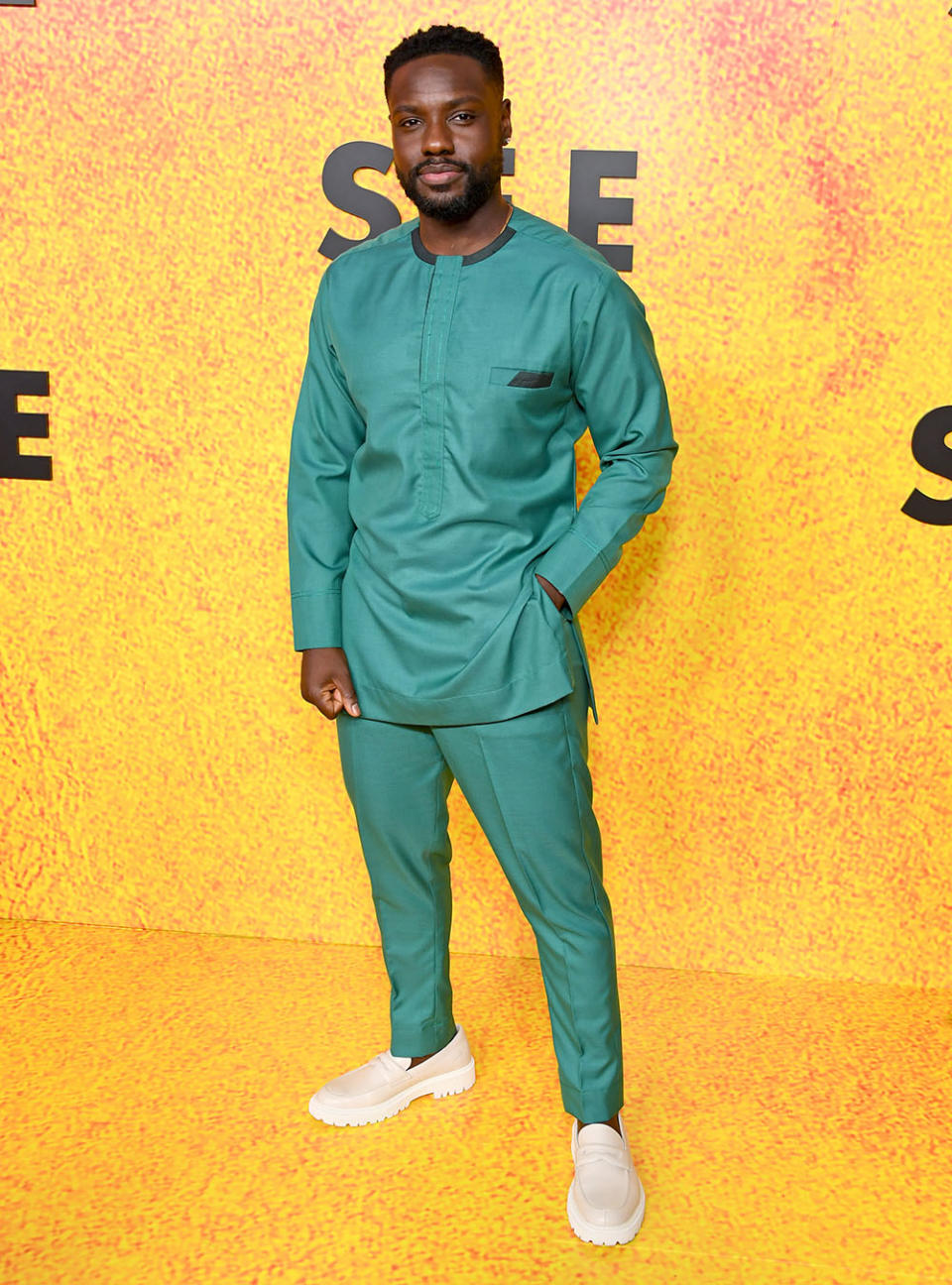 Dayo Okeniyi attends the Apple TV+ Original Series "See" Season 3 Premiere at DGA Theater Complex on August 23, 2022 in Los Angeles, California.