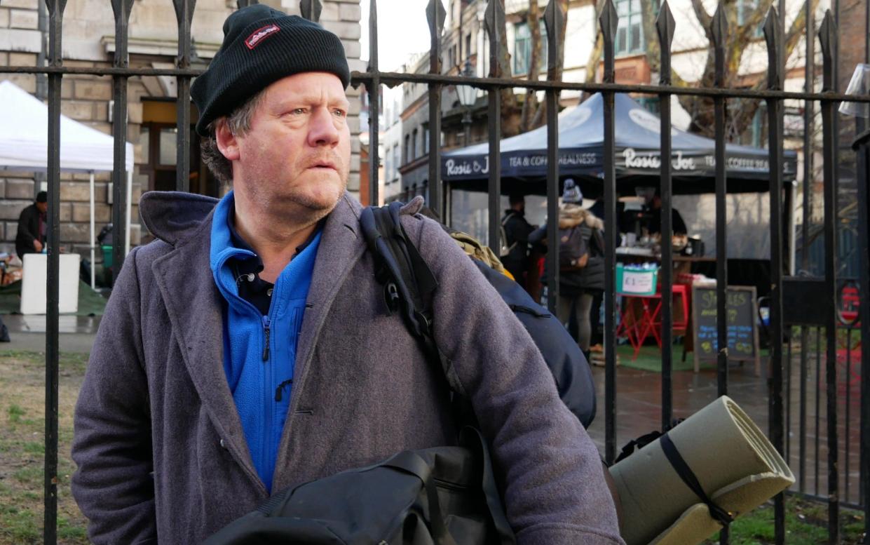 MP Adam Holloway spent seven days sleeping on the streets of London, to investigate the plight of Britain's homeless - ITV