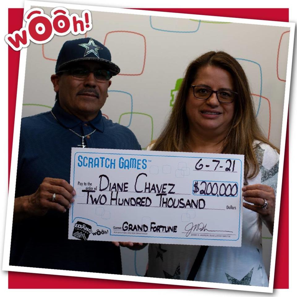 An Idaho couple won two lottery prizes in the past year.