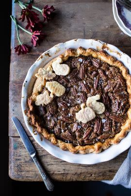 Salted Bourbon Pecan Pie