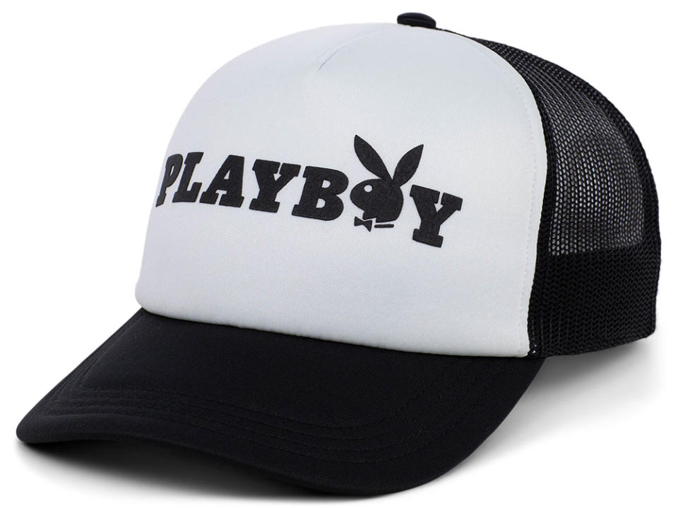 Playboy Lids hat in Black and white