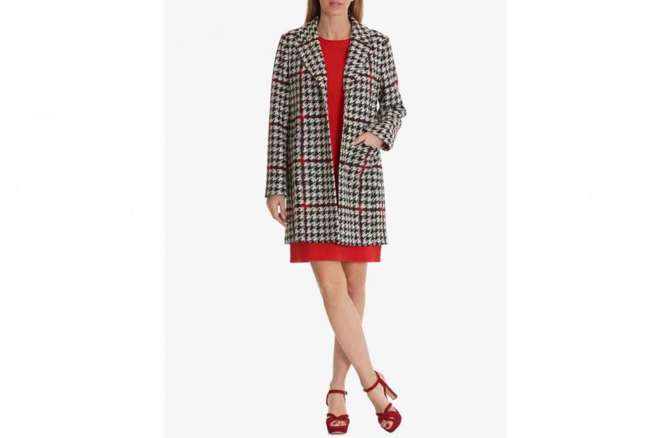 Betty Barclay Houndstooth Tailored Coat