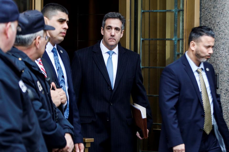 Michael Cohen leaves court after his sentencing on Dec. 12, 2018. He will spend three years in prison. (Photo: Anadolu Agency via Getty Images)